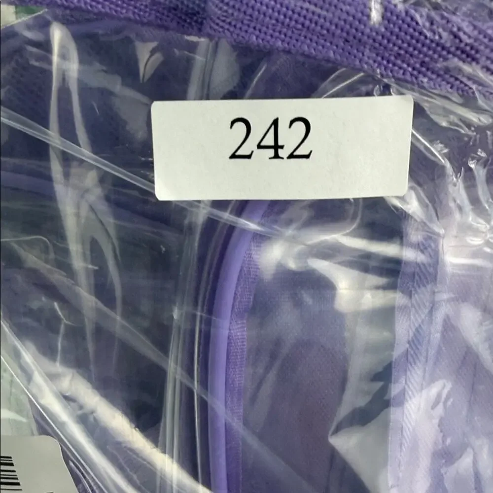 Purple Transparent Backpack and Bag Set - Picture 10 of 10